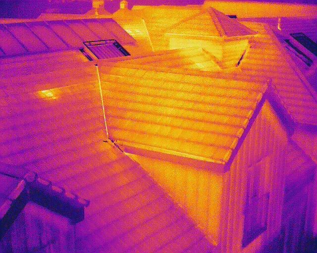 Thermal Imaging Roof Survey Image Preston